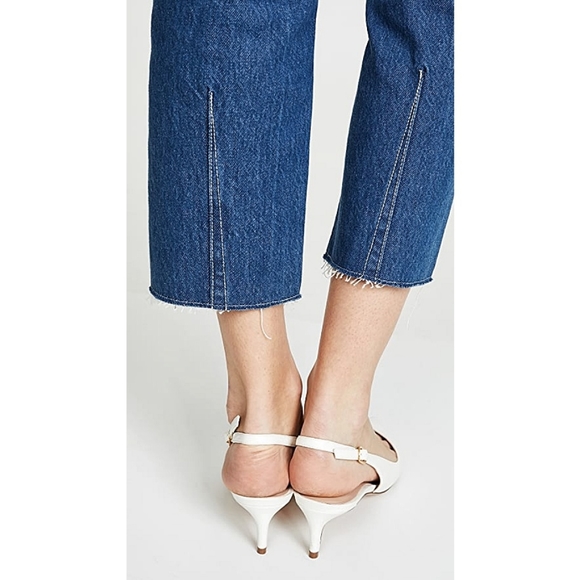 Trave Heidi Cropped Raw Hem Straight Leg Jeans - Picture 8 of 12